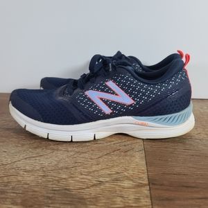 New Balance Size 9 Womens Navy Blue Running Shoes.